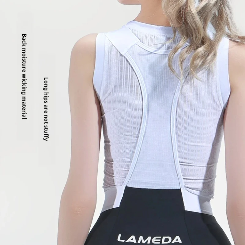 Lameda женский костюм высокая эластичность Велоспорт Джерси дышащий велосипедные