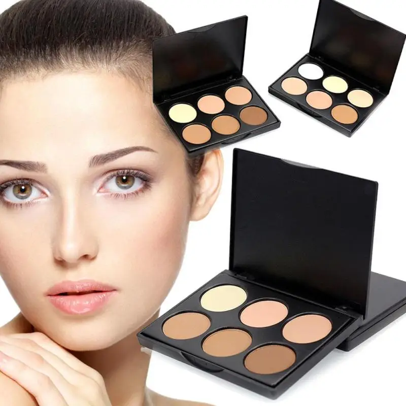 

Highlight Powder Shadow Nose Shadow Powder 6 Color Toner Plus Brush Shadow Highlight Makeup