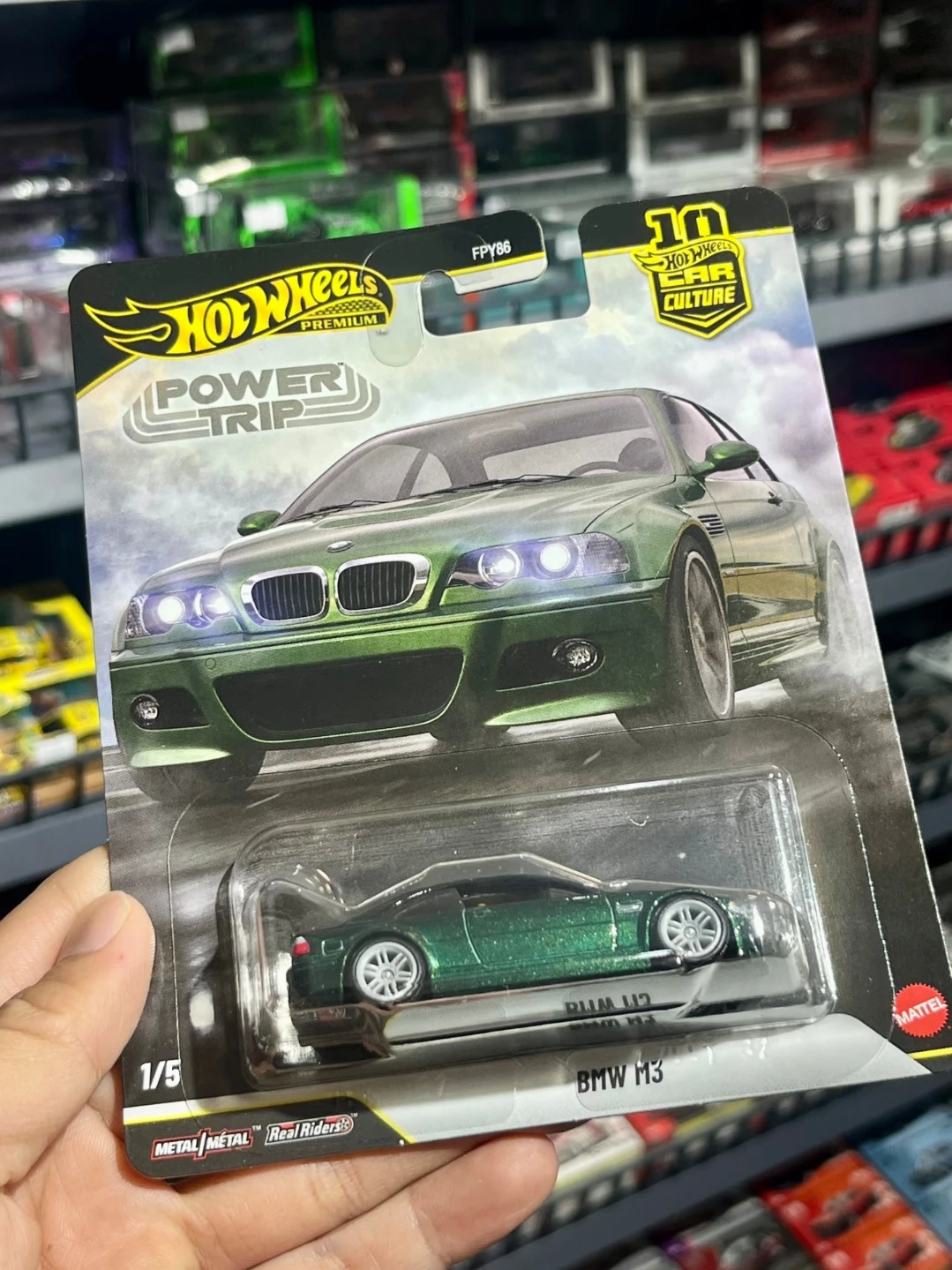 Фото Новая коллекционная модель Hot Wheels 1/64 Premium BMW M3 из серии Car Culture Power Trip, металлическая литая машинка Real Riders, Fpy86 №4