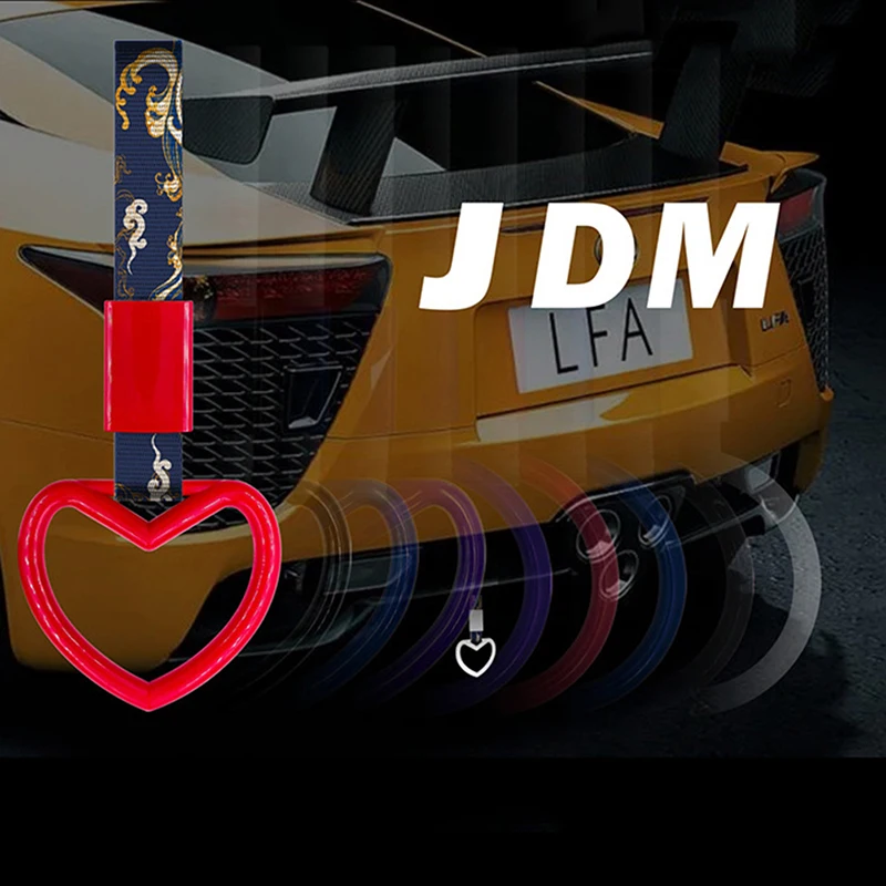 1 шт. кольцо Tsurikawa в форме сердца JDM ручка поезда автобуса ручной ремень для стайлинга дрифта аксессуары для автомобиля для дрифта автомобильный ремень
