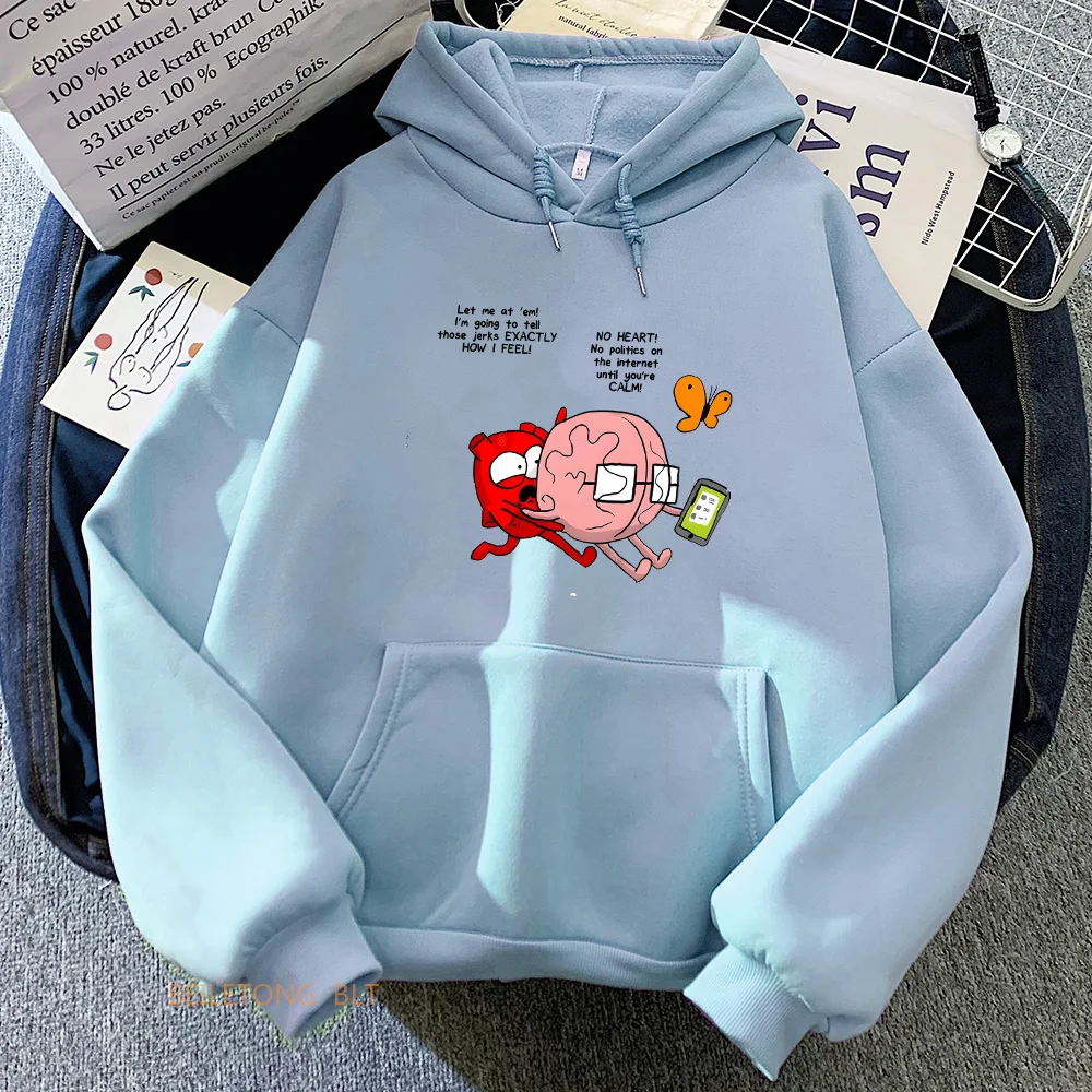 

The Awkward Yetii Anime Cartoon Graphic Hoodies Women Kawaii/Cute Manga Sweatshirts Harajuku Pullovers Long Sleeve High Quality