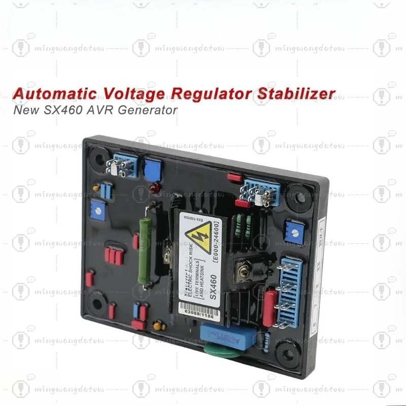 Новый модуль управления возбуждением SX460 AVR для генератора, автоматический стабилизатор напряжения, запчасти для бесщеточных генераторов (art.: 3920da53dad39) - 3920da53dad39