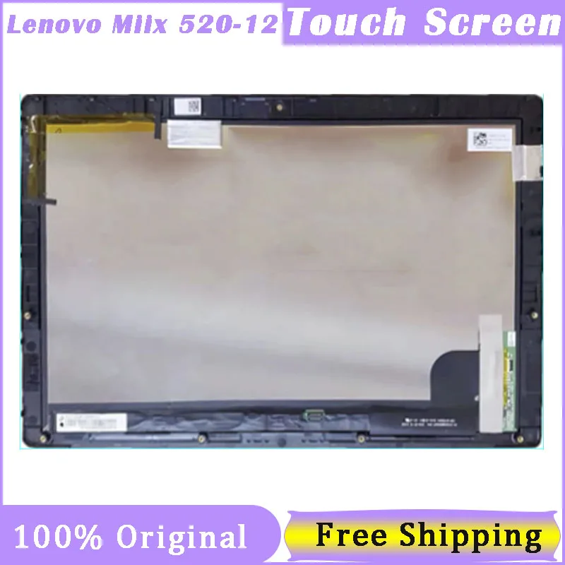 

12.2 Inch Touch Screen For Lenovo Miix520-12 Miix 520-12Ikb LCD Display Digitizer Assembly with Frame+Board