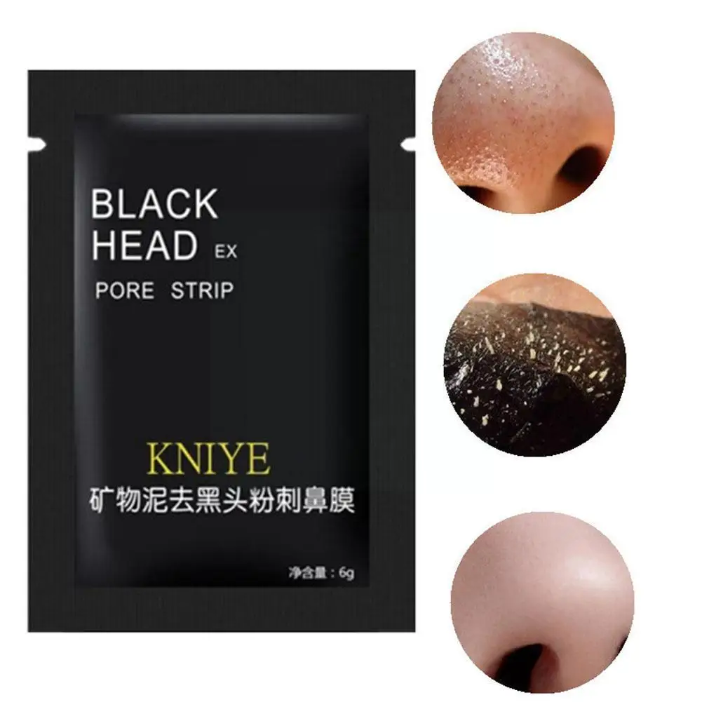 

1pcs 6g Black Face Mask Blackhead Black Head Remover Mask Dots Beauty Cleaning Masks Makeup From Black Peel Black Acne Skin B4Y8