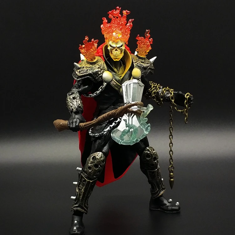 18-23cm Ghost Rider Johnny Blaze action figure PVC toys collection doll anime cartoon model for friend gift