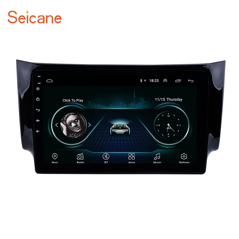 

10,1 "Android 10,0 GPS-радио для 2012-2016 NISSAN SYLPHY 2 Din автомобильная стереосистема с поддержкой Wi-Fi управление рулевым колесом