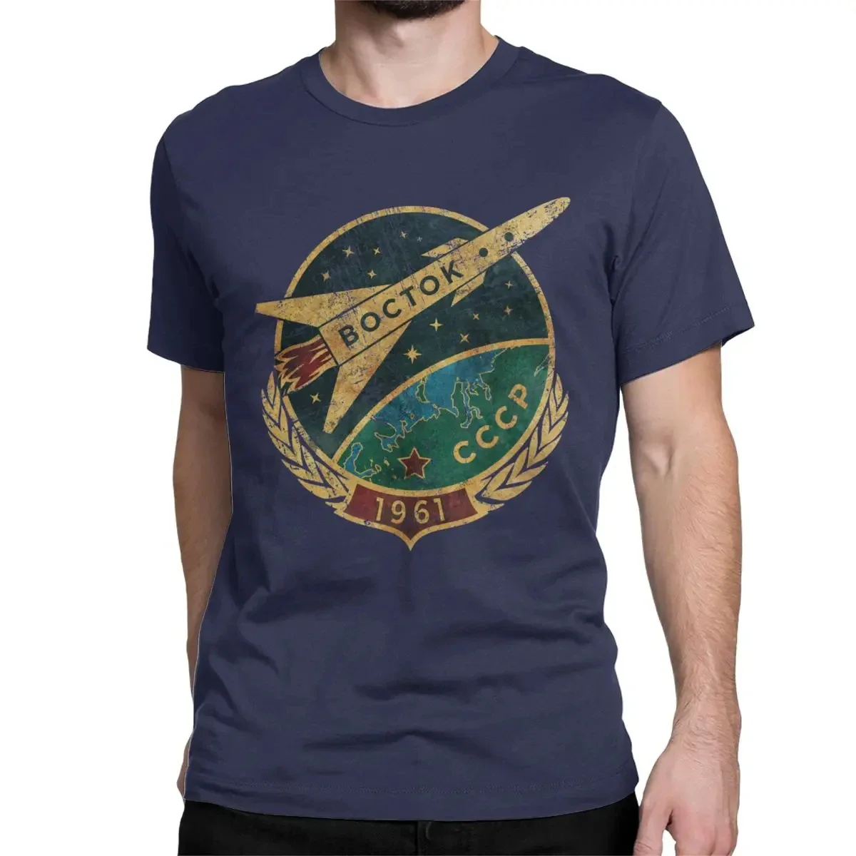 Футболка Мужская/Женская хлопковая с коротким рукавом и круглым вырезом