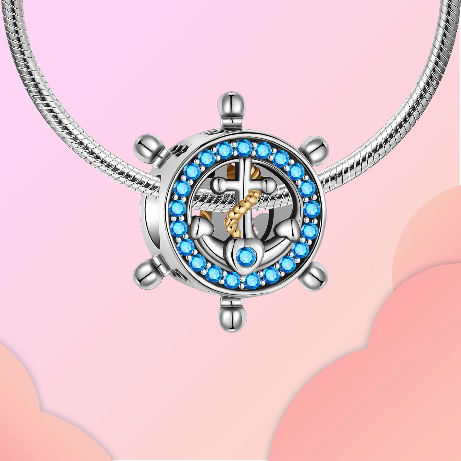 Бусины Pandora из серебра 2023 пробы для браслета 925