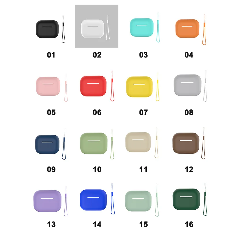 

For Airpods Pro 2 Gen Case 2022 Pro2 With Lanyard Liquid Silicone Earphone Shell Headphone Cover For Apple Air Pod 3 Pro 1 Case