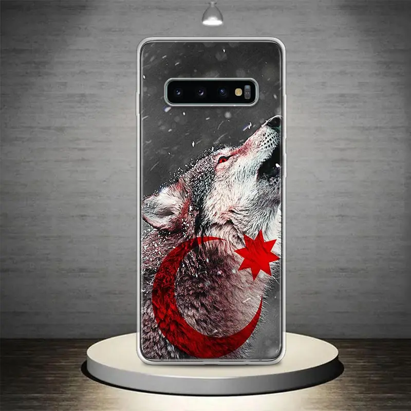 Турецкий флаг чехол для телефона Samsung Galaxy S24 S23 S22 Ultra S21 Plus S20 FE S10 S10E S9 S8