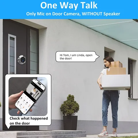 JEATONE Дверной звонок Tuya Smart 3MP