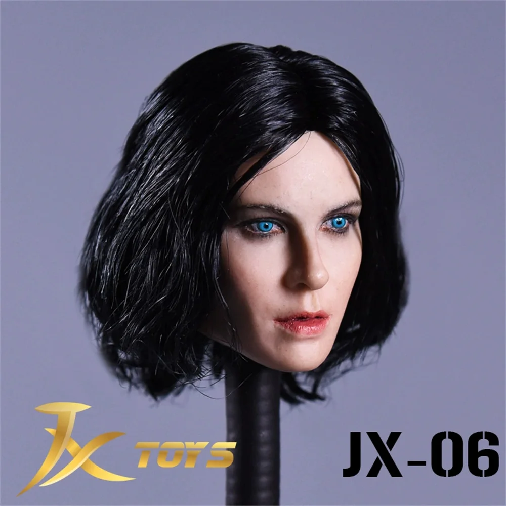 

Female Soldier JXtoys-06 JX-06 1/6 Selene Kate Beckinsale Head Sculpt Carving Actor Model Fit 12'' Action Figure Body Dolls