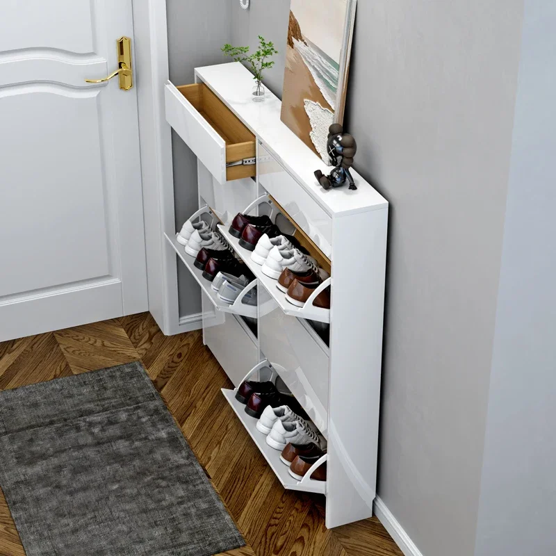 Роскошные шкафы для хранения обуви простой скандинавский пылезащитный ящик