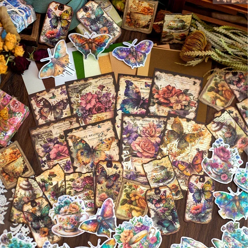 100 шт. декоративные блокноты в стиле ретро 184x162 мм