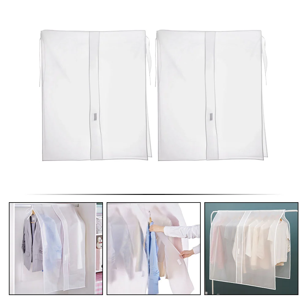 2 шт. Peva пылезащитная куртка вешалки для одежды защитные чехол подвесной шкаф