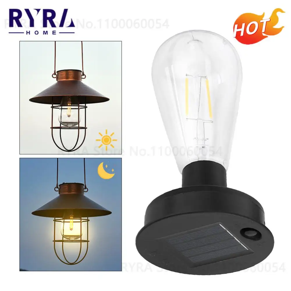

Outdoor Solar LED Lamp Tungsten Filament Bulb Lamp Garden Night Light 7/8/9cm Fence Lights For Garden Solar Lamp Bulb Decoration