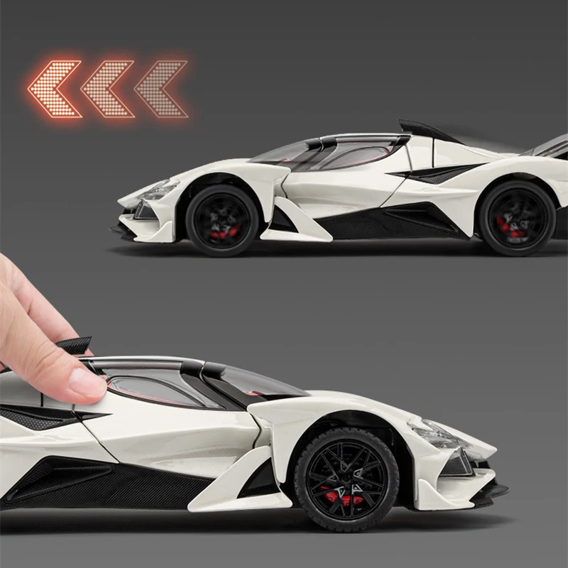 Модель спортивного автомобиля Apollo Project EVO в масштабе 1:24 литая металлическая