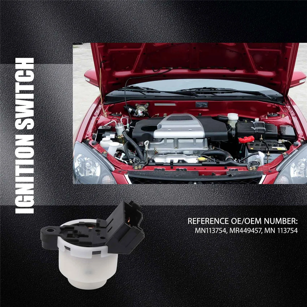 Фото 5-контактный переключатель зажигания и стартера Mn 113754   Для Mitsubishi Grandis Lancer Outlander №3