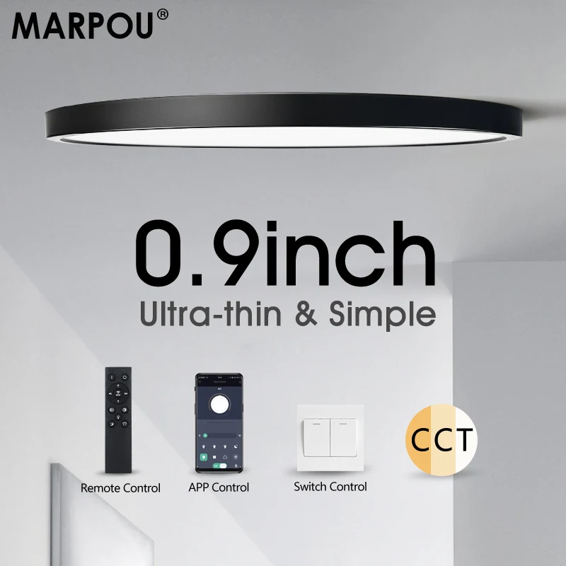 0.9inch Smart lamp Led ceiling lamp APP/ Remote Control Dimmable Indoor lighting for living room ​led lights for room Bedroom