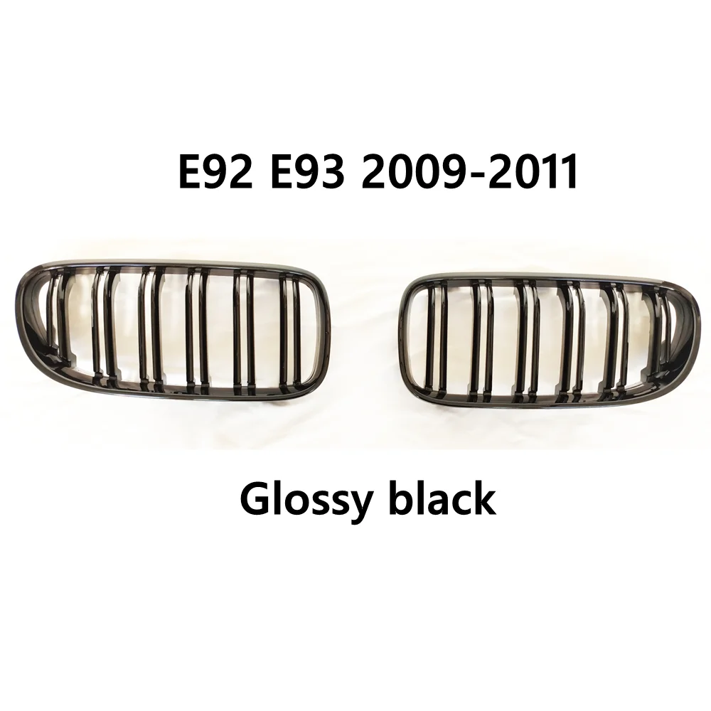 Передний бампер решетка почек для BMW E92 E93 M3 2006-2009 глянцевая черная двойная