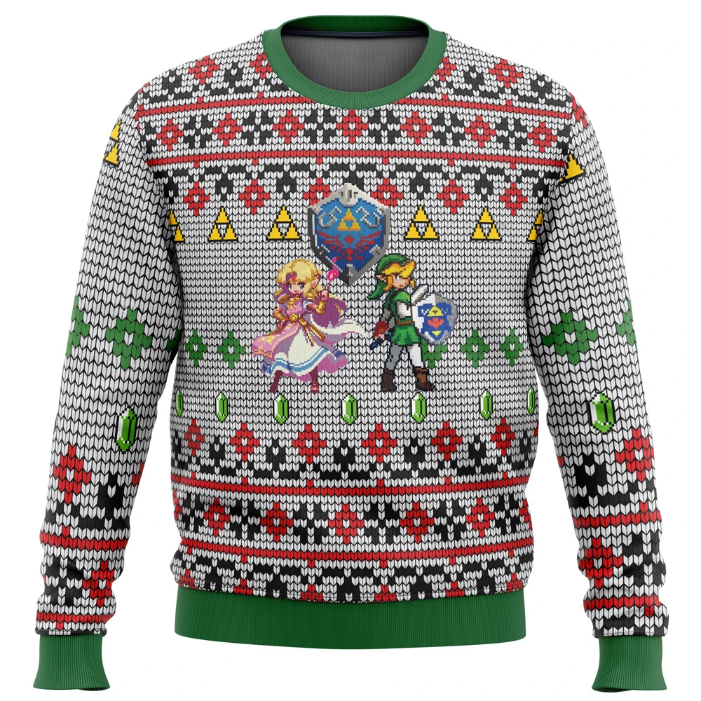 

Маска маджора бесшовный узор легенда о Зельде Уродливый Рождественский свитер подарок Санта-Клаус пуловер Мужской 3D свитер