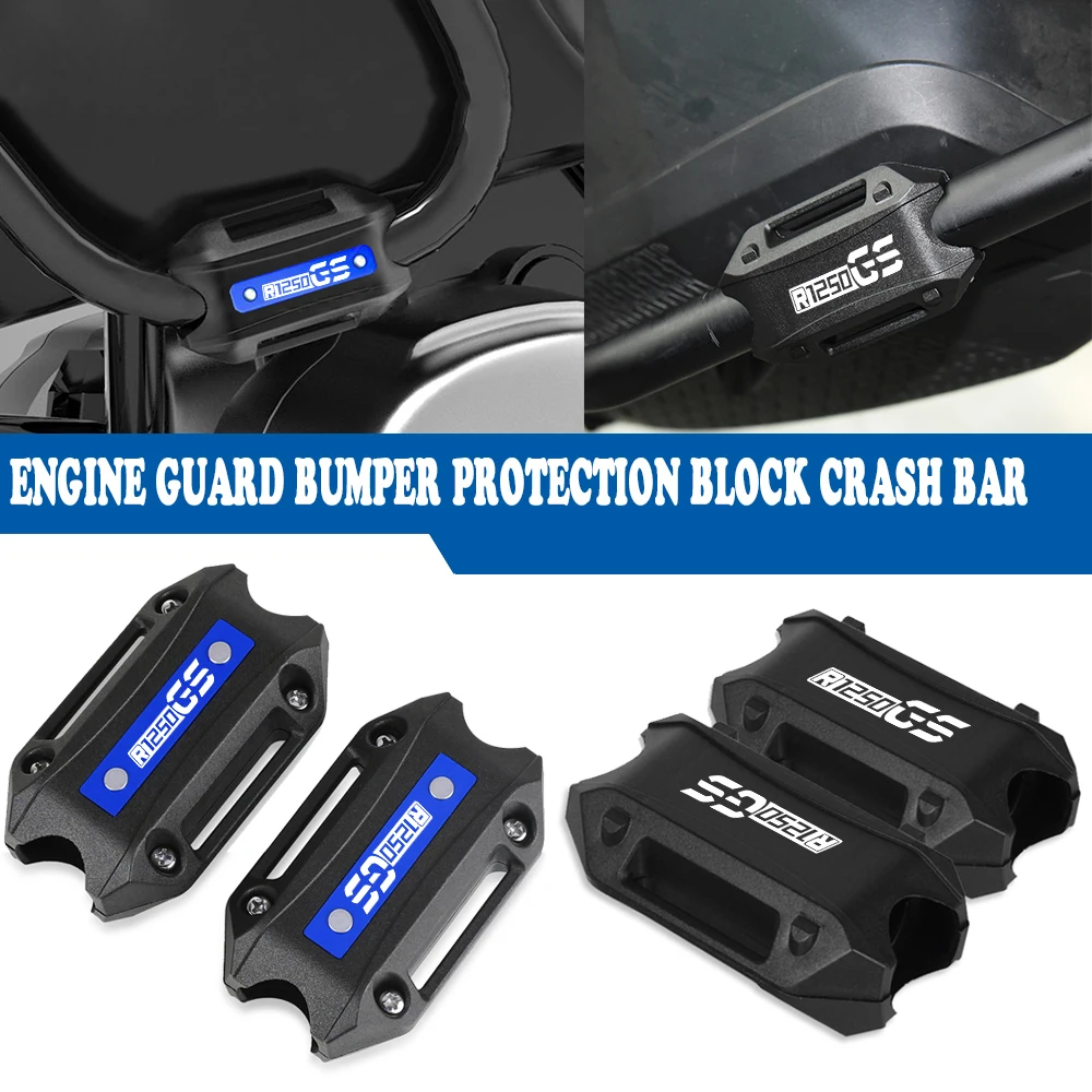 

Motorcycle 25mm Crash Bar Bumper Engine Guard Protection Decorative Block For BMW R1250GS R 1250 GS R1250 GS 2019 2020 2021 2022