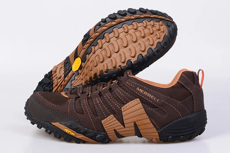 Original Merrell Men Mesh With Leather Outdoor Sports Shoes For Male Durable Mountain Anti-Slip V Bottom Climb Sneakers EUR39-45 images - 6