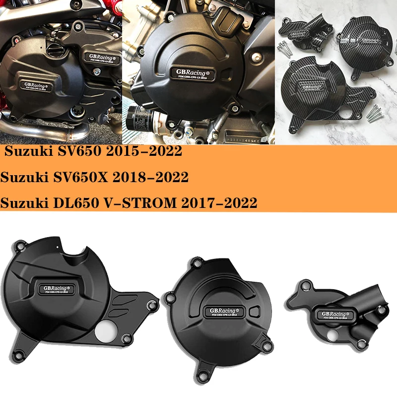 

Motocross Accessories Secondary Engine Cover Protection Kit for GBRaing for Suzuki SV650 SV650X DL650 2015-2022