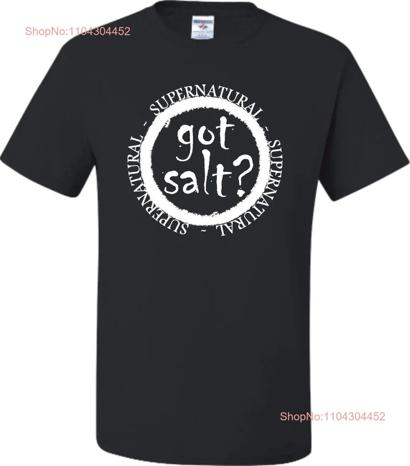 Футболка для взрослых Got Salt Supernatural с длинными или короткими рукавами