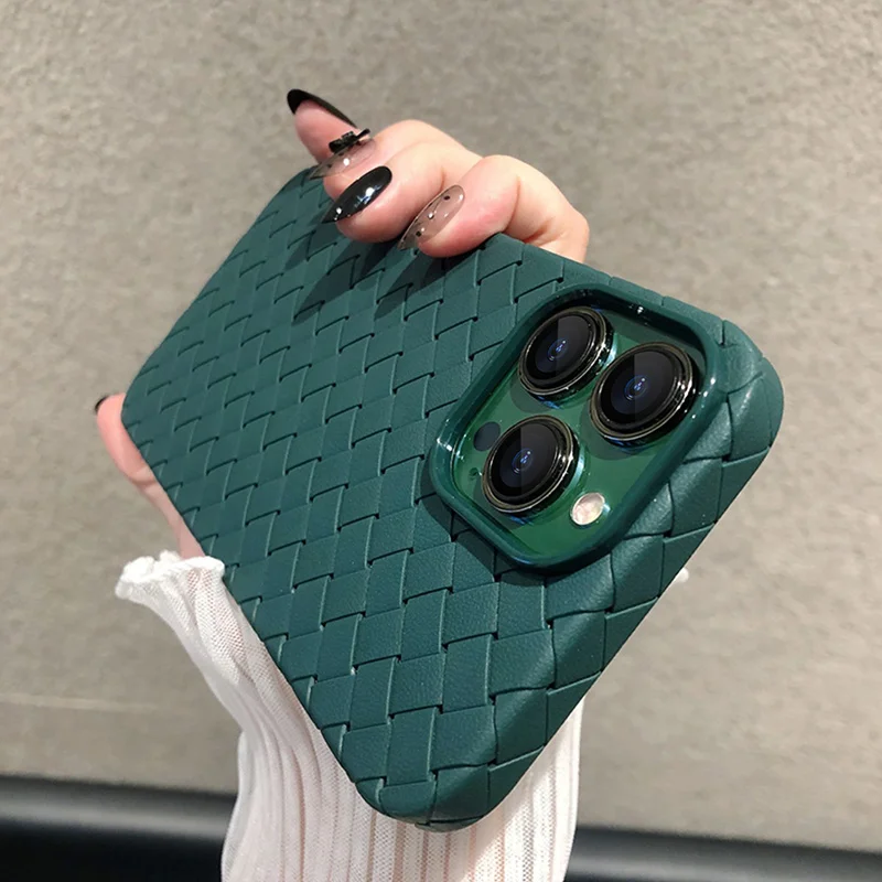 

Breathable Mesh BV Grid Weave Cooling Case For iPhone 14 13 12 Mini 11 Pro Max XR X XS Max 7 8 Plus SE Soft Thin Silicone Cover