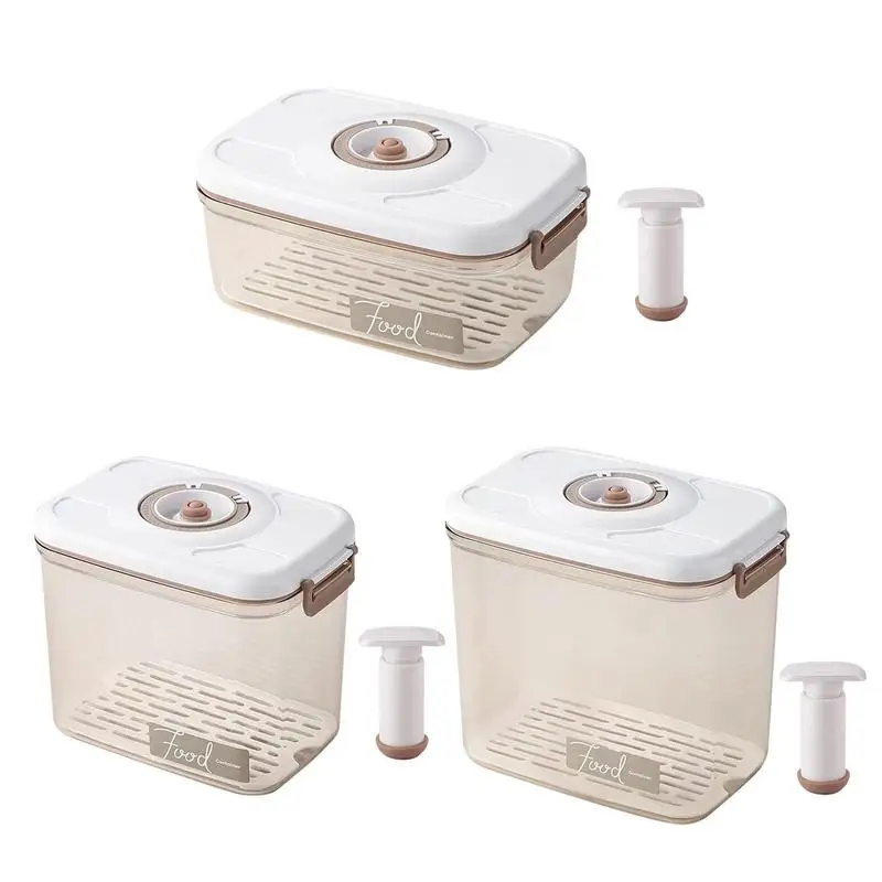 

Vacuum Seal Containers Preserve Marinate Sealer Airtight Storage With Time Compass Manual Dispenser For Kitchen Refrigerator Box