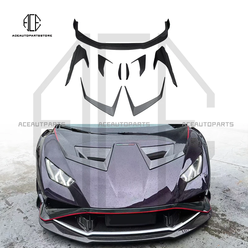 Комплект кузова из сухого углеродного волокна в стиле vorstein для Lamborghini Huracan sto BodyKit