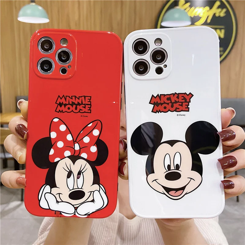 

Cartoon Mickey Donald Duck Suitable for iphone 12pro Mobile Phone Case Iphone11 Smooth Xs Max Soft 7 / 8plus