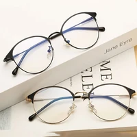 warmlk transparent round anti blue light glasses women men classic color change eyeglasses simple optical blocking glasses