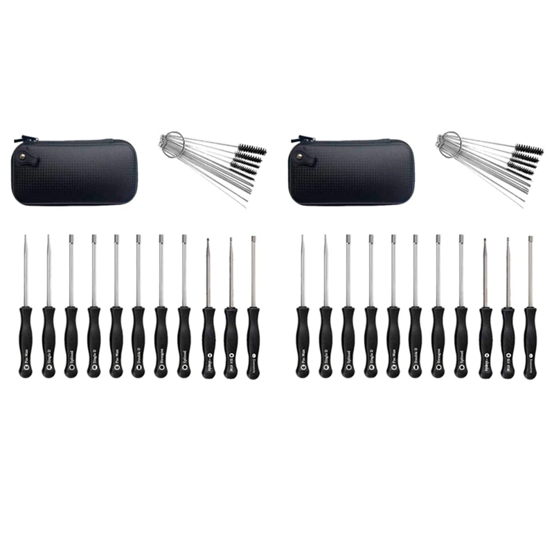 Набор отверток для карбюратора 22 шт. набор инструментов с чистящими иглами кисти