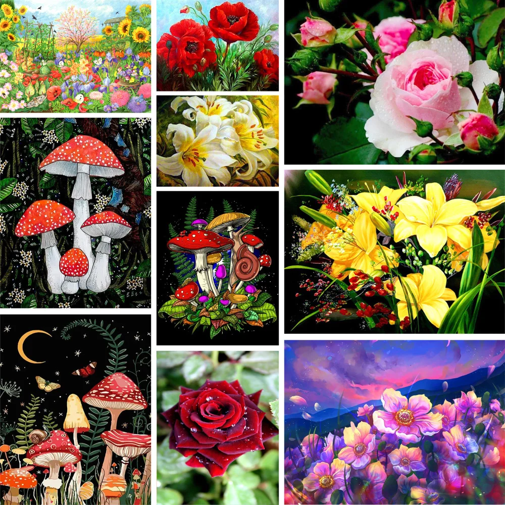 

Flowers Lily Coloring By Numbers Painting Set Oil Paints 50*70 Painting On Canvas Wall Paintings For Children Wholesale Wall Art