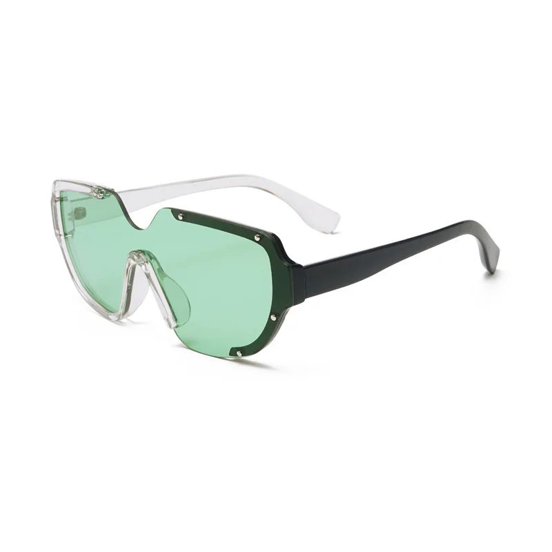 

Fashion Celebrity Men Women Sunglasses Oversize Semi Rimless Multi Color KPOP Sun Glasses Luxury Brand Designer Shades Eyewear