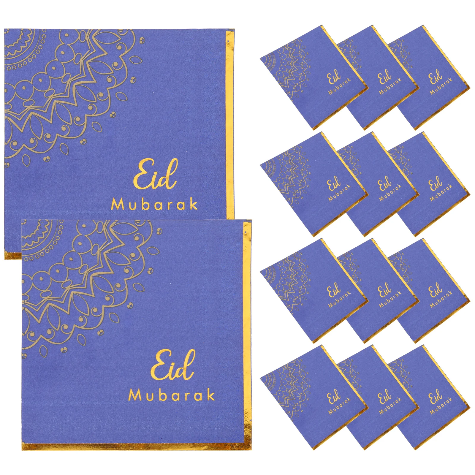 

Eid Tissue Paper Decorative Muslim Party Supplie Mubarak Guest Napkins Ramadan Eid-themed Napkin Pattern
