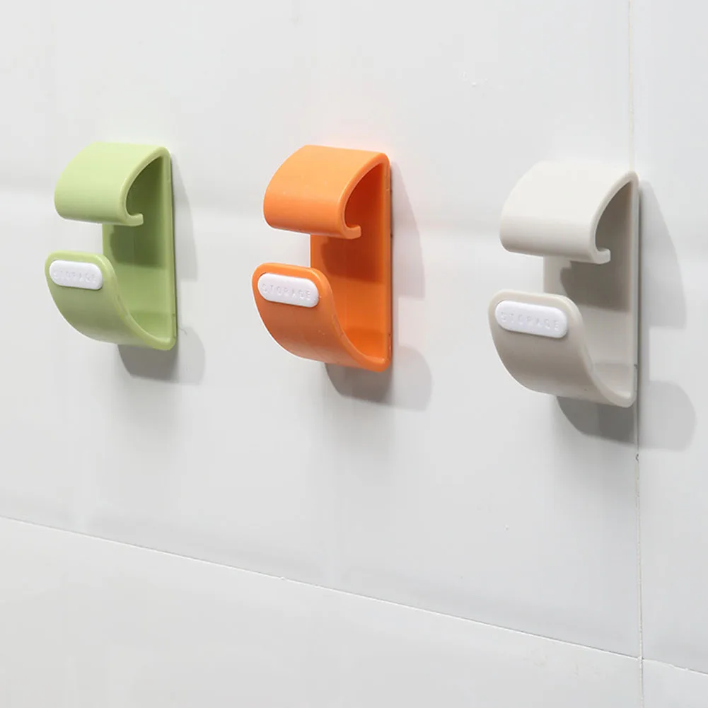 

Self-adhesive Hooks Wall Mounted Washbasin Storage Hooks Holders Bathroom Basin Storage Rack Holder Save Space Hooks