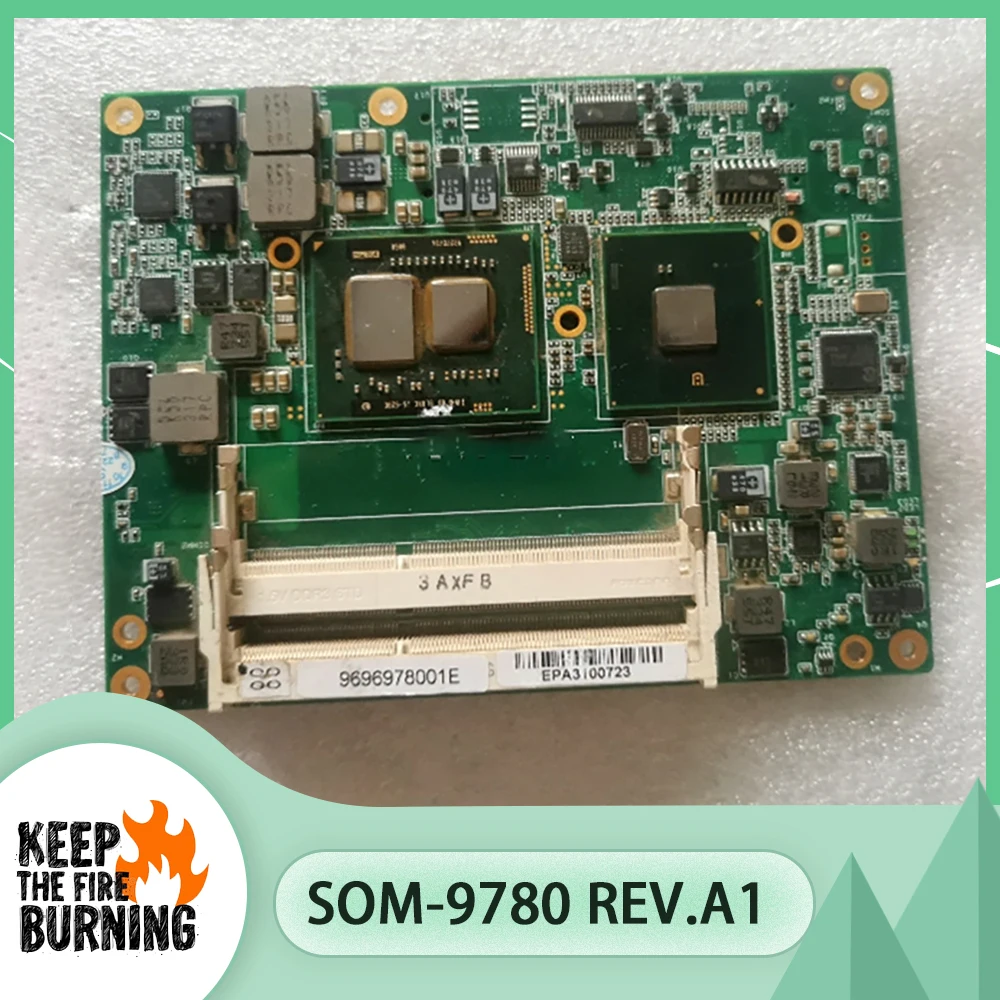 Для Advantech SOM-9780 Rev.A1 Встроенная материнская плата промышленного управления SOM-9780FL