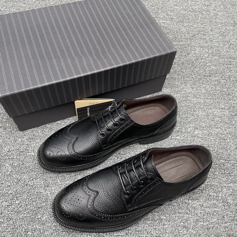 

Factory Men's Shoes Shoes Light Soft, Bottom Does Not Bring The Sound of Leather Shoes Designer Shoes Men luxury brand shoes