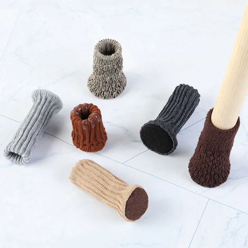 

Table Leg Socks Knitted Chair Leg Cover Floor Protectors Furniture Legs Table Chair Leg Protector Cover Legs For Furniture