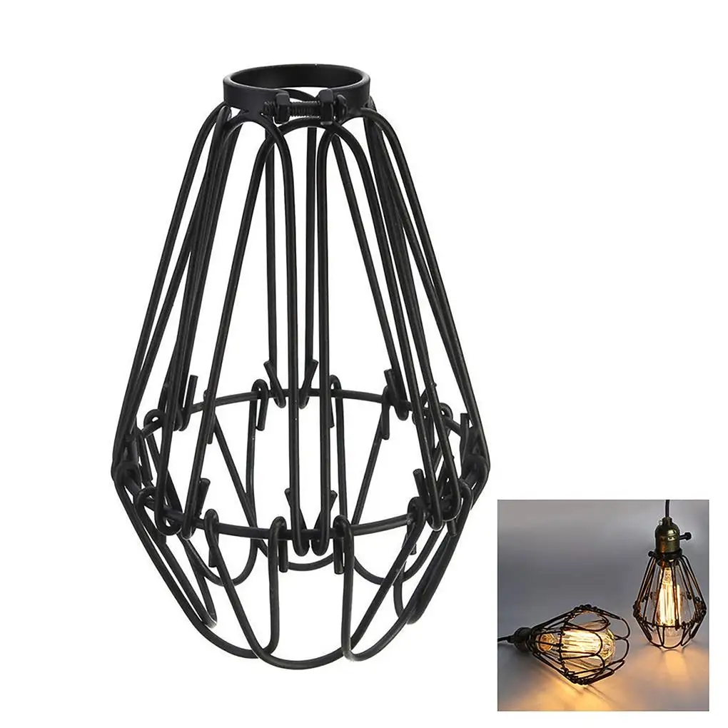 

Vintage Lampshade Industrial Petal Shape Protective Guard Lamp Holder