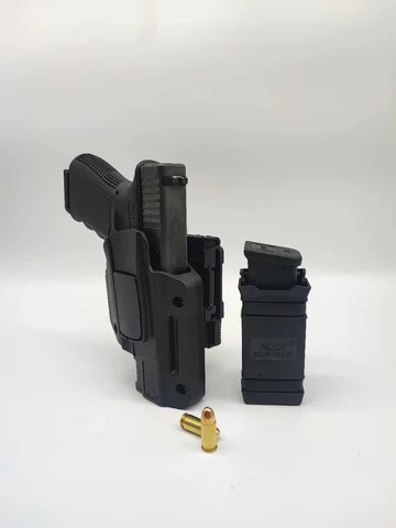 Glock 19 Кобура и журнал сумка 360 ° регулируемая G19 G23 G32 кобура искусственная кобура Военная