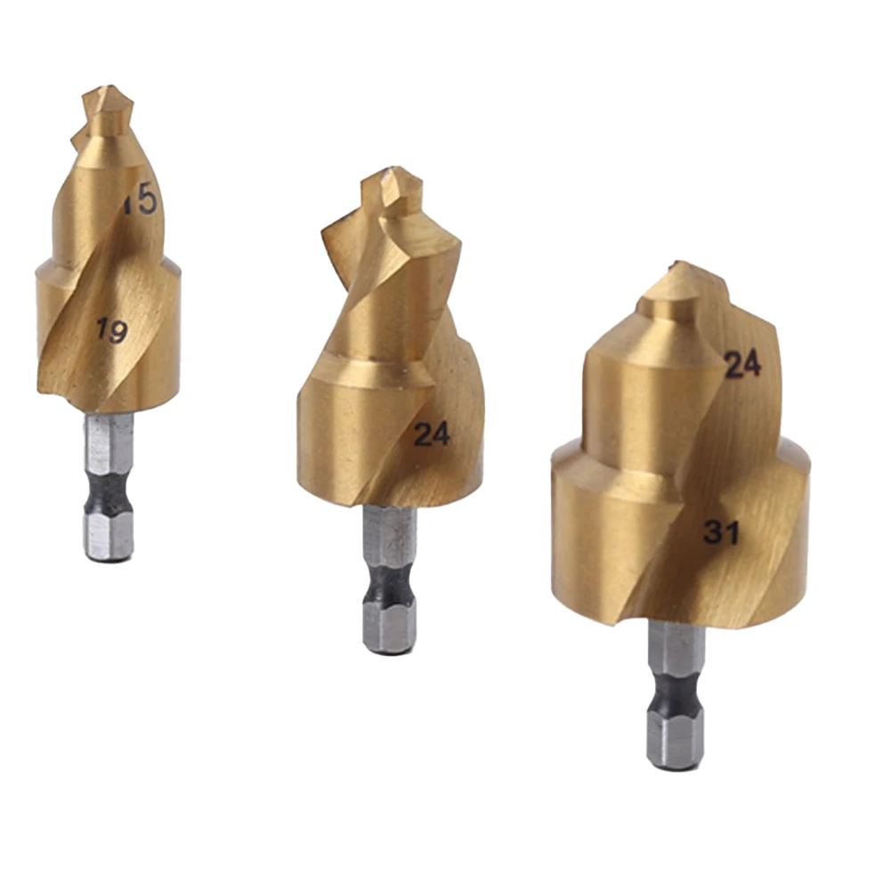 3 шт. набор сверл для бурения труб 15-31 мм