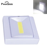 led super bright cob switch night light battery operated wall lamp wireless closet under cabinet lights for kitchen room stairs