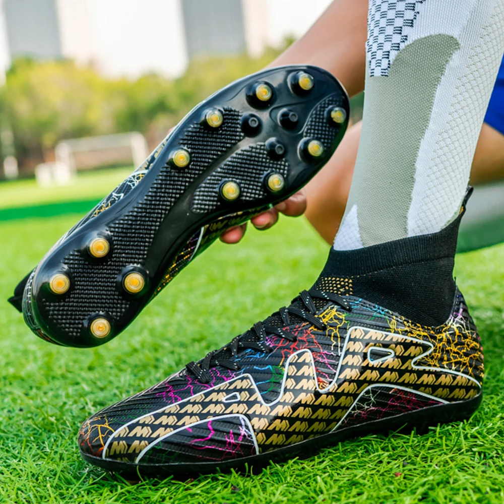 33-46 Professional Football Shoes for Men Chuteiras De Futebol Tenis Soccer Hombre Sport Shoes Turf FG Training Adult Cleats