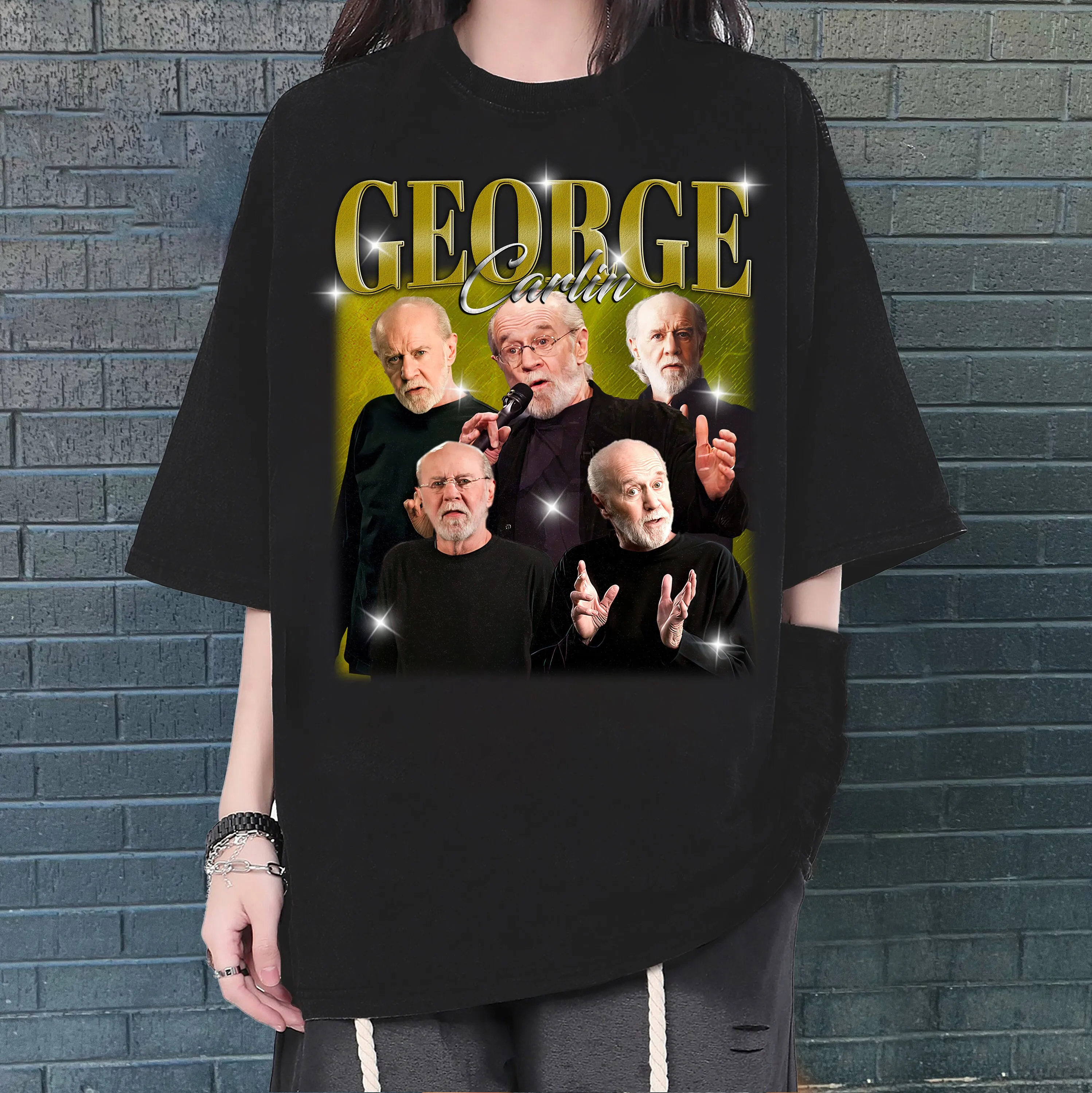 Футболка George Carlin в стиле хип-хоп
