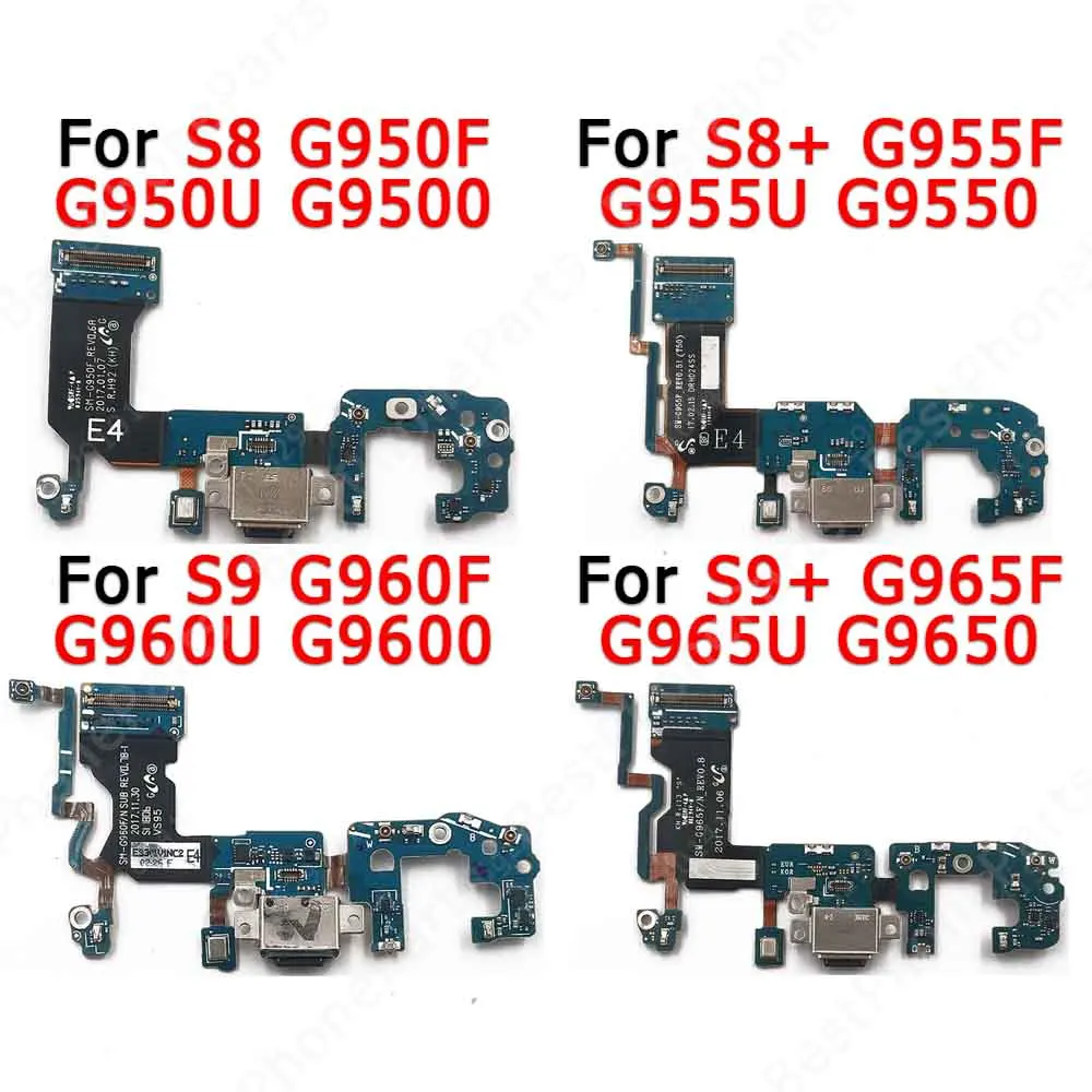 Charging Port For Samsung Galaxy S9 S8 Plus G960 G965 G950 G955 Charge Board Usb Connector Pcb Flex Cable Original Spare Parts