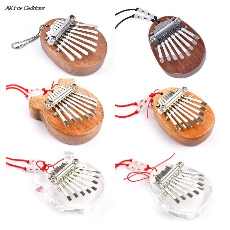 

Newest Mini Kalimba 8 Keys Thumb Piano Great Sound Finger Keyboard Musical Instrument Wooden/Acrylic